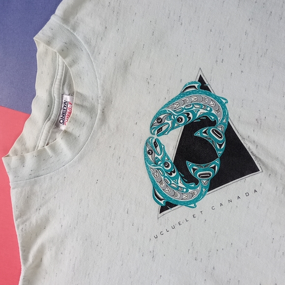 Vintage Other - Vintage Exclusive Ucluelet, Canada Haida Art Tourist Single-Stitch Shirt
